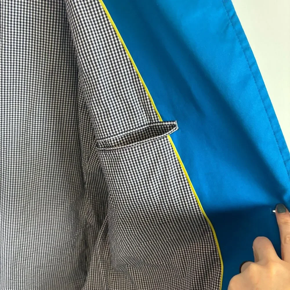 INC International Concepts Slim Fit Blue Blazer Jacket Men's XXL